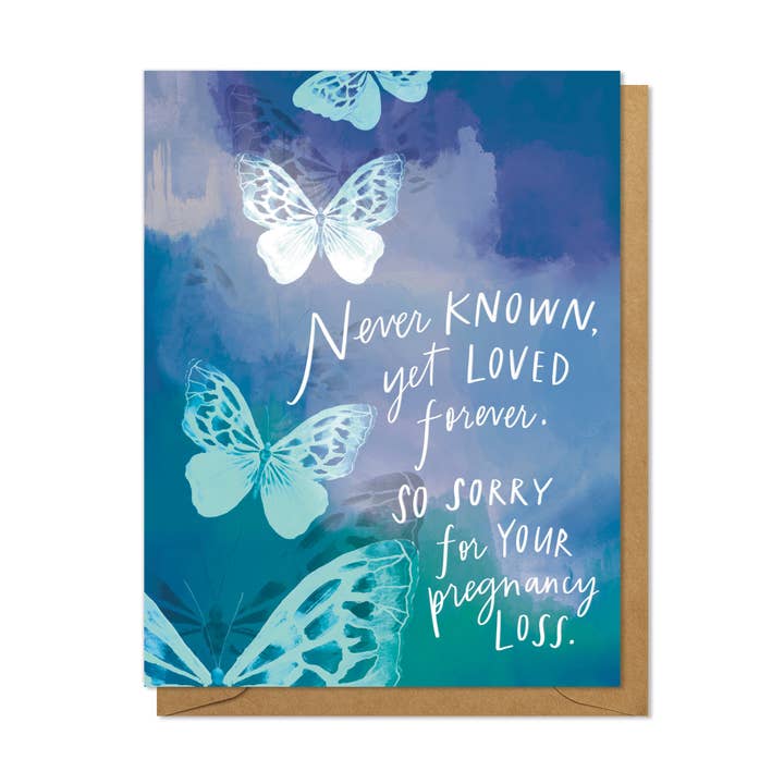 Pregnancy Loss & Miscarriage Grief Affirmation Sympathy Card for wholesale by Joymark Studio
