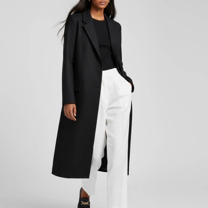 NERO Cappotto da donna GRAMERCY Nuova COUTURE nella collezione di NY - BYMANYC ® New York in vendita all'ingrosso su Faire