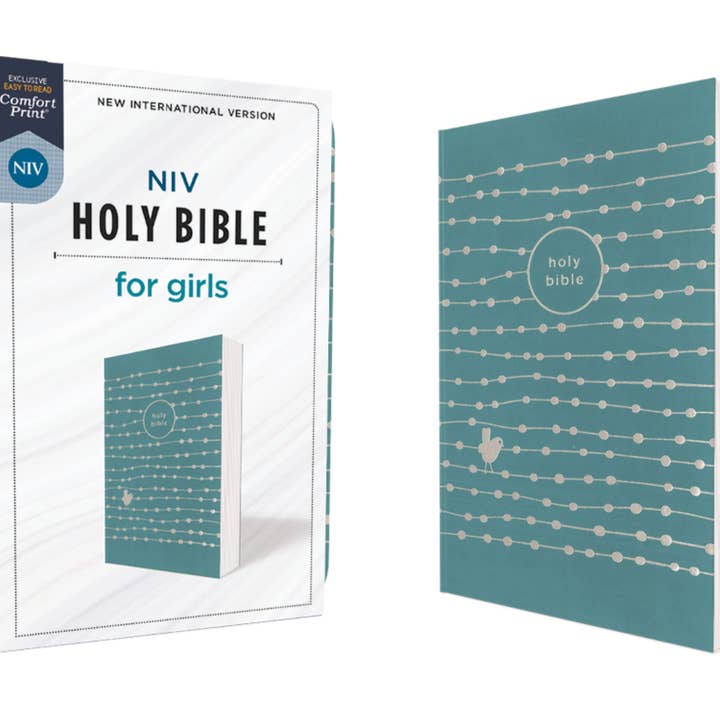 HarperCollins Christian Publishing - Wholesale Religion - NIV Bible for Girls Soft Touch Edition Leathersoft Teal