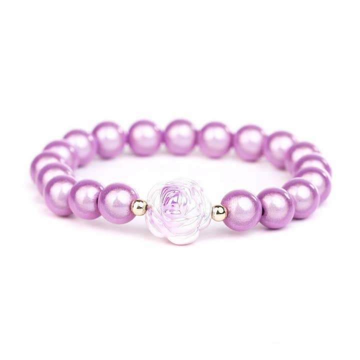 Armband - Magic Pearls Rose 10mm voor wholesale door Fox by Ren GmbH