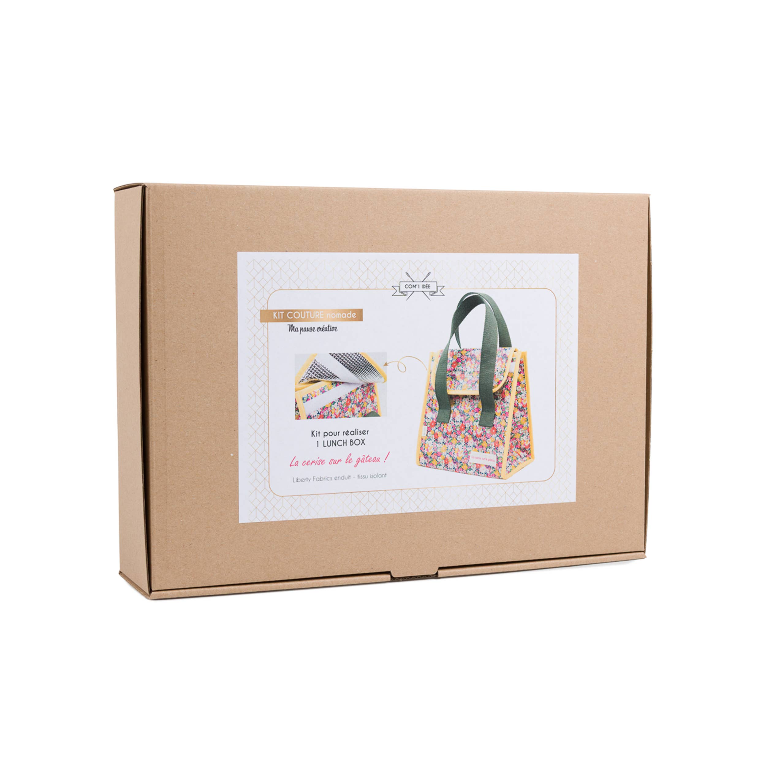 Com'1 Idée - Wholesale Craft sewing kit - Lunchbox kit | The cherry on the cake