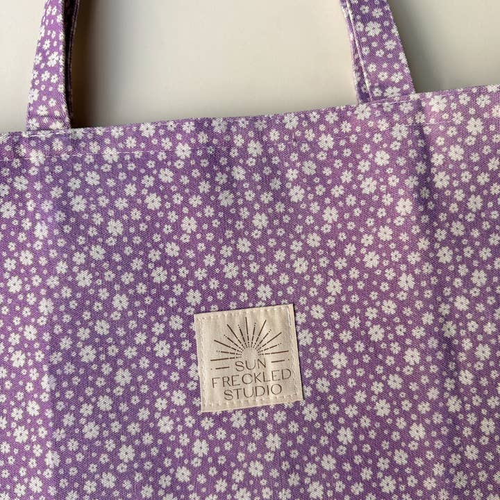 Sun Freckled Studio - Wholesale Tote Bag - Women's - Sugar Plum Tote Bag1