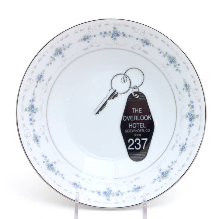 Plat vintage, L'Hôtel Overlook, bol à clés, Cadeau pour lecteur pour la vente par Lenny Mud