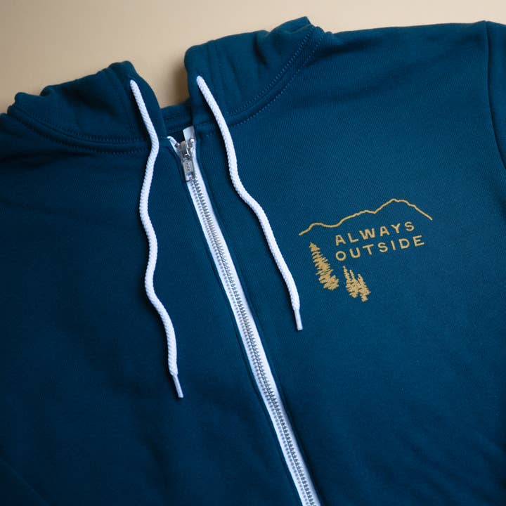 Tender Loving Empire - Wholesale Hoodie - Unisex - Always Outside Hoodie (Deep Teal) 3