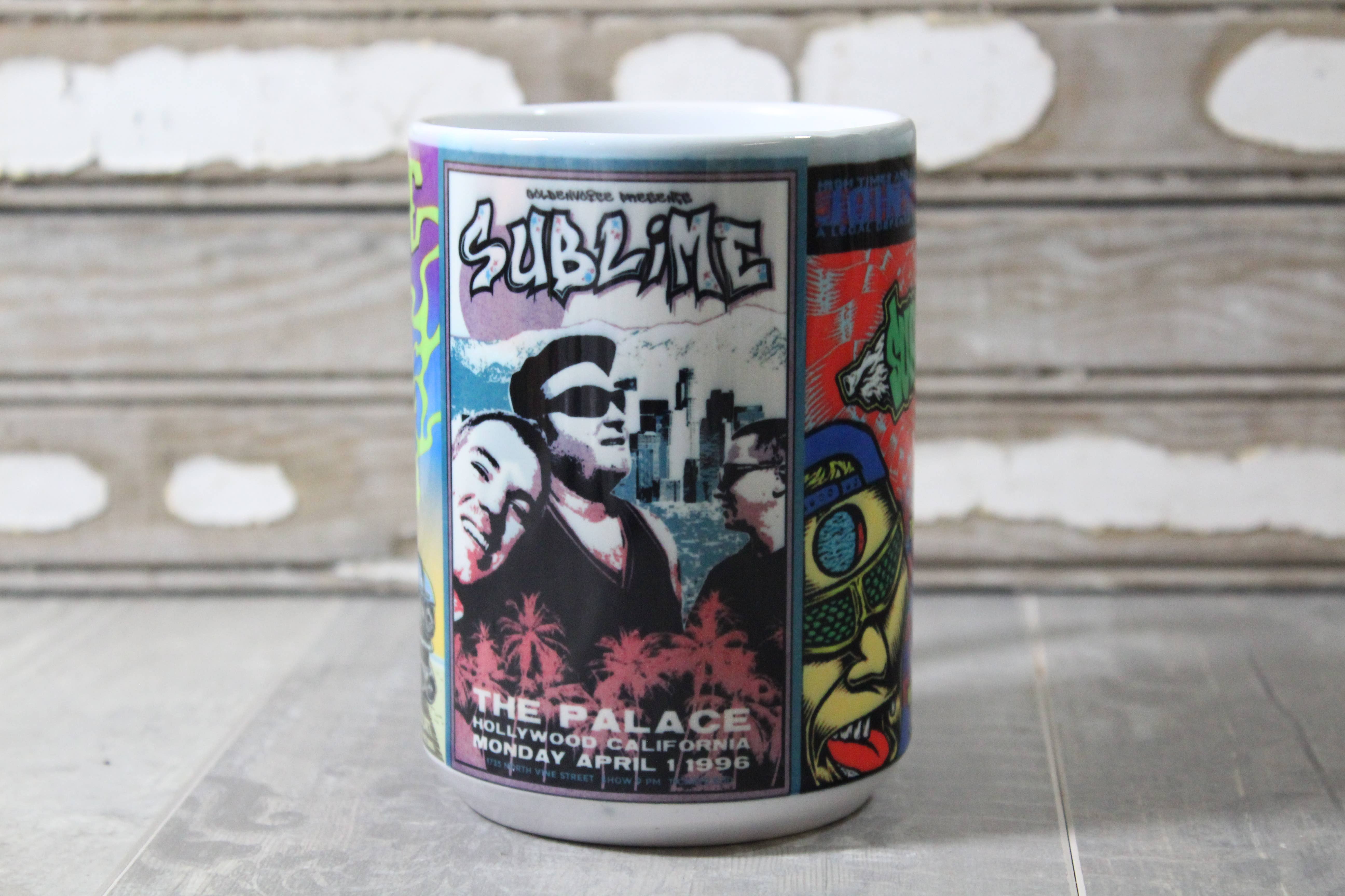 Raven Design - Wholesale Coffee Mug - Sublime Concert Poster// 15oz Ceramic Coffee Mug2