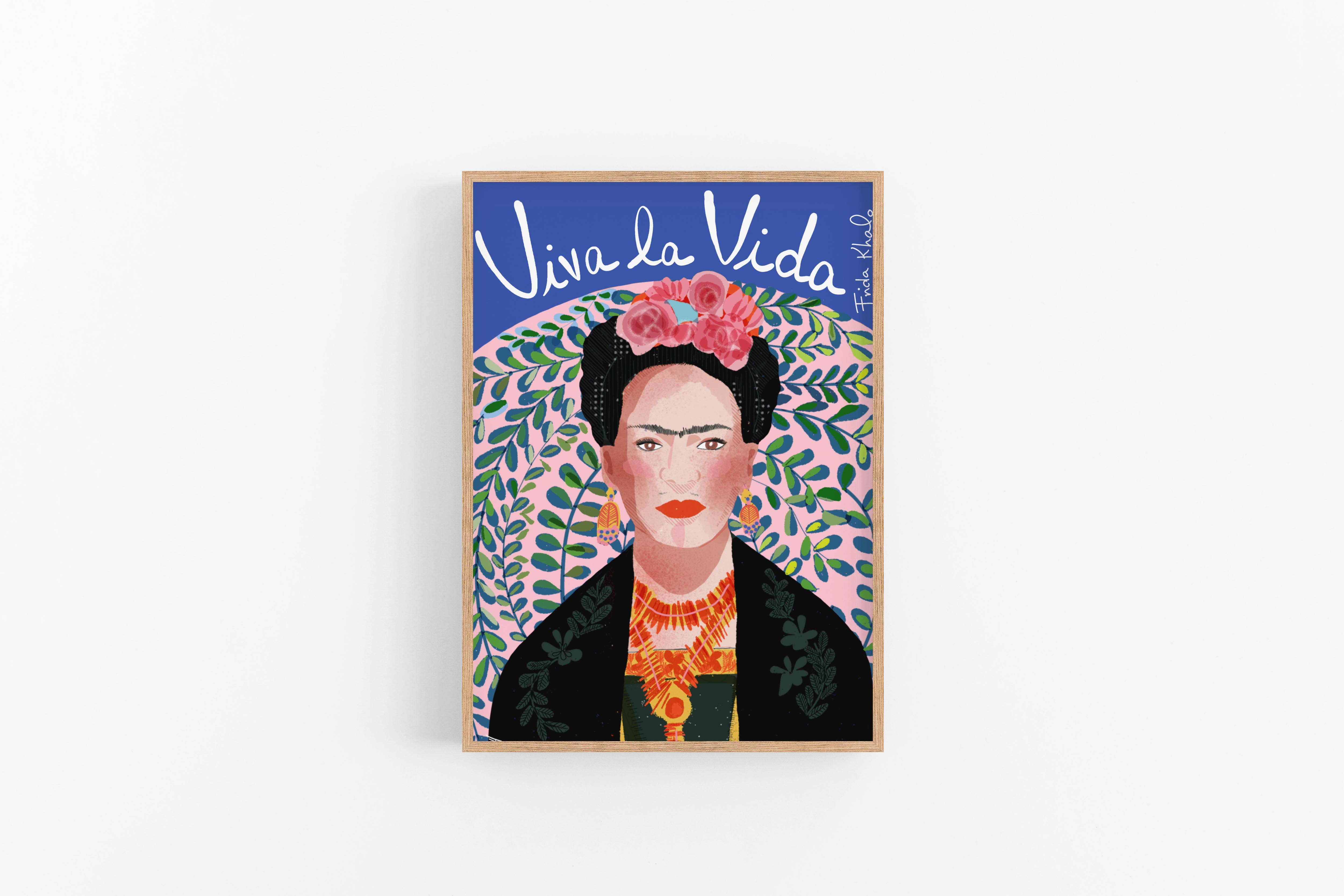 Violet Red Studio - Wholesale Everyday Greeting Card - Frida Kahlo Portrait Art Print - Wall Art3