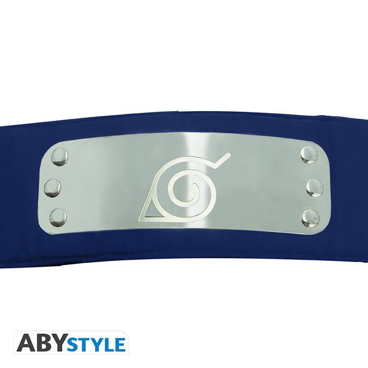 ABYstyle - Wholesale Costume - Unisex - Naruto Shippuden Konoha Blue Headband Adult Size Cosplay