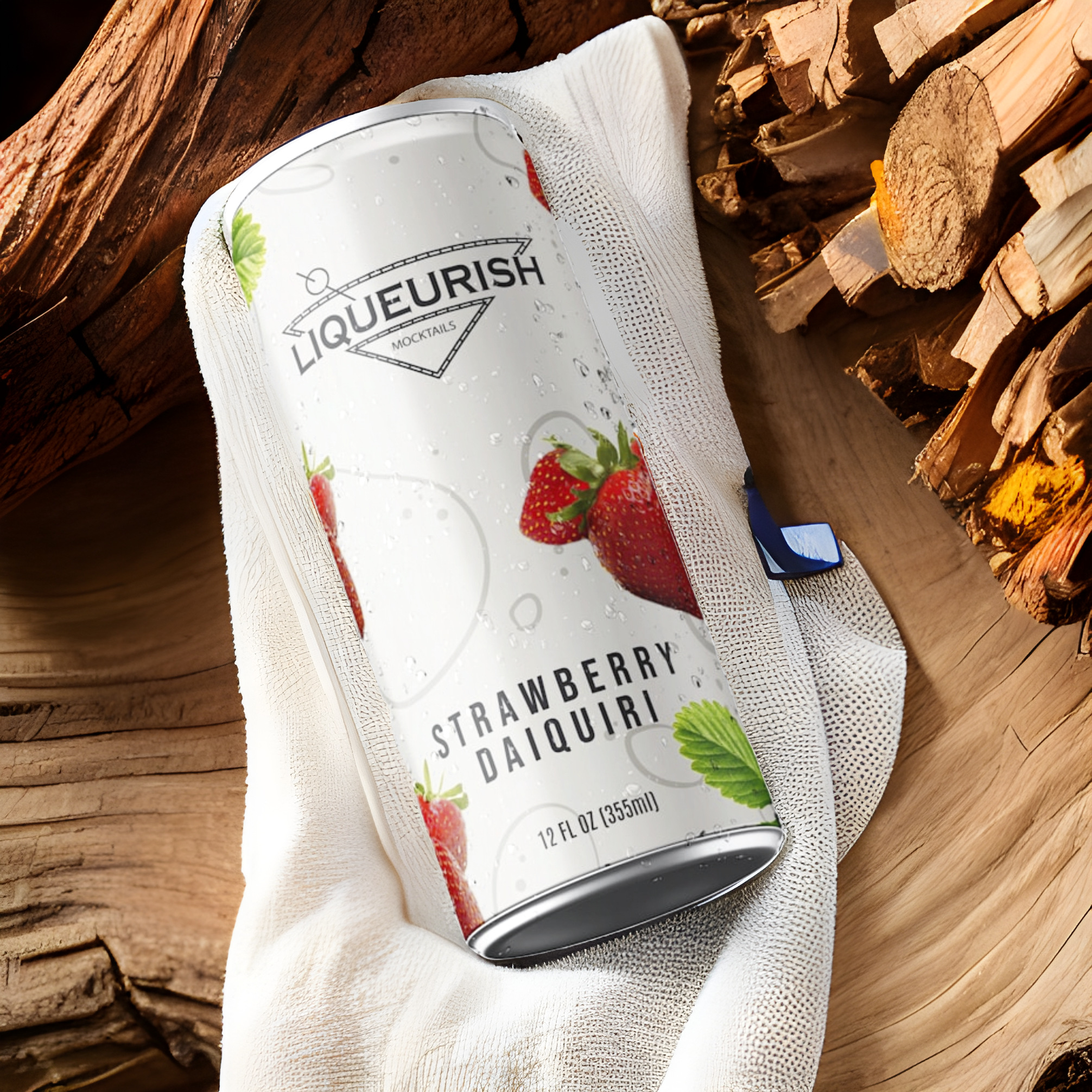 Liqueurish - Vente Apéritifs sans alcool/mocktails - Mocktails Premium Liqueurish - Daiquiri à la Fraise4