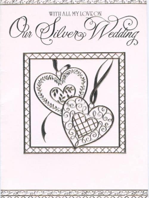 Anniversary Silver 25th | SETC | LG | 4490-1 for wholesale by DICKENS INC.