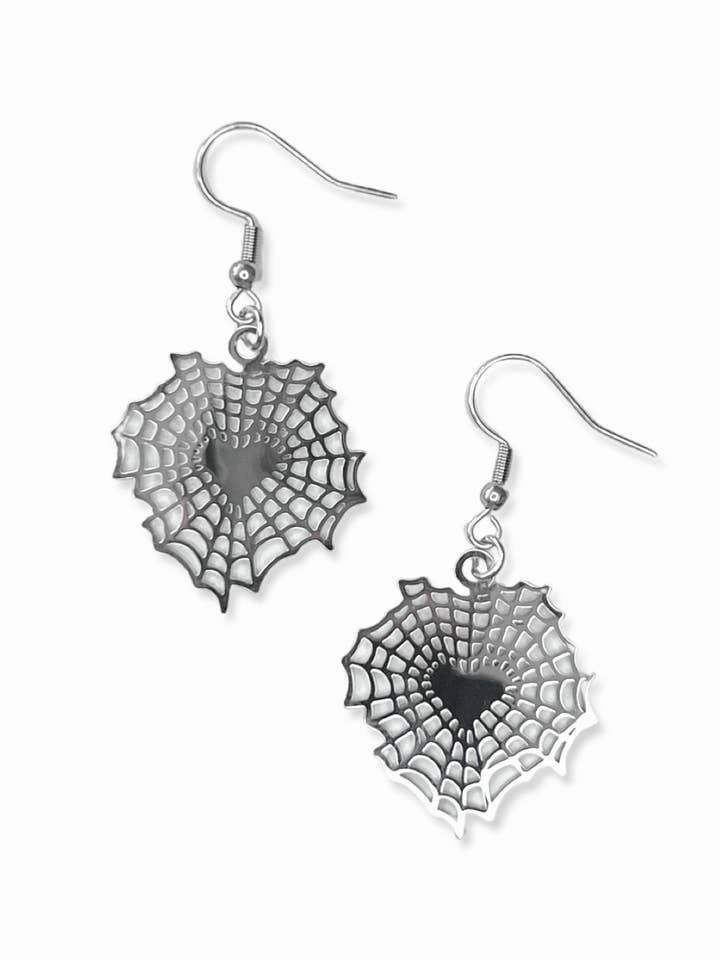 Heartweb Earrings for wholesale by Tinta