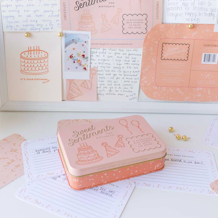 Lumitory - Wholesale Stationery/Notecard Set - Sweet Sentiments for Birthdays5