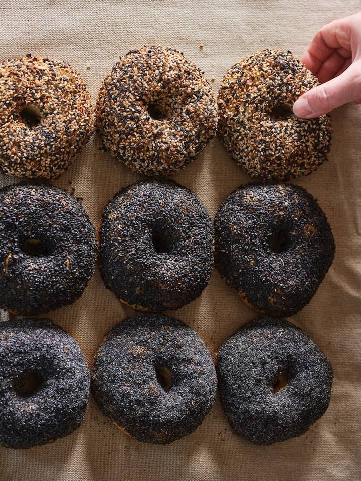 Sourdough Bagels, 3 pack (FROZEN) for wholesale by Badass Bagels