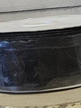 Faux burlap wired ribbon for wholesale by Gary's Wholesale