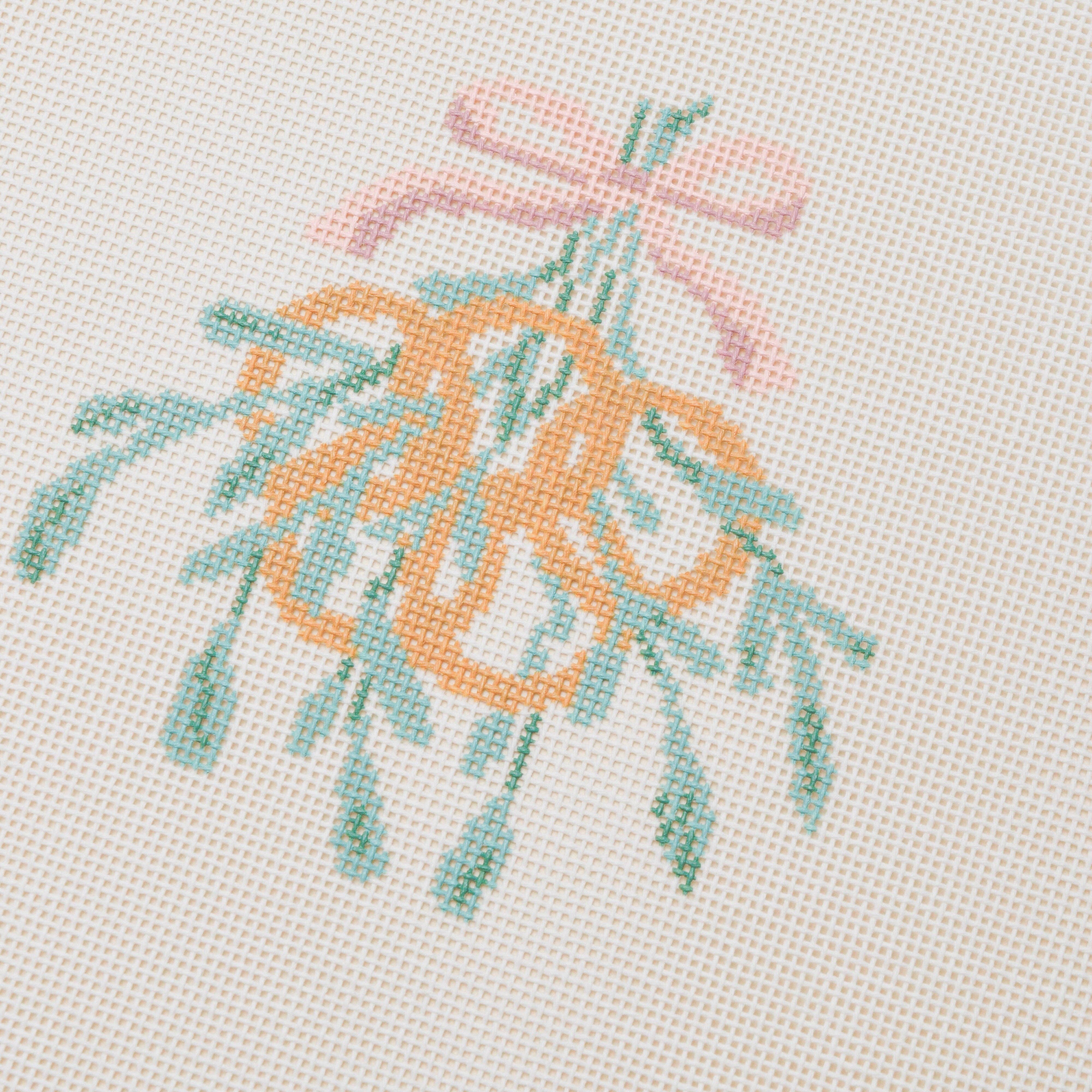 La Fete Needlepoint - Wholesale Embroidery/Cross Stitch Supplies - 12 Days Of Christmas - Five Gold Rings1