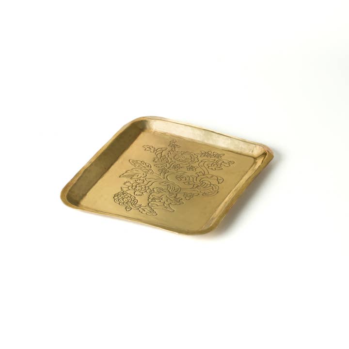 Golden Small Jasmine Tray for wholesale on Faire1