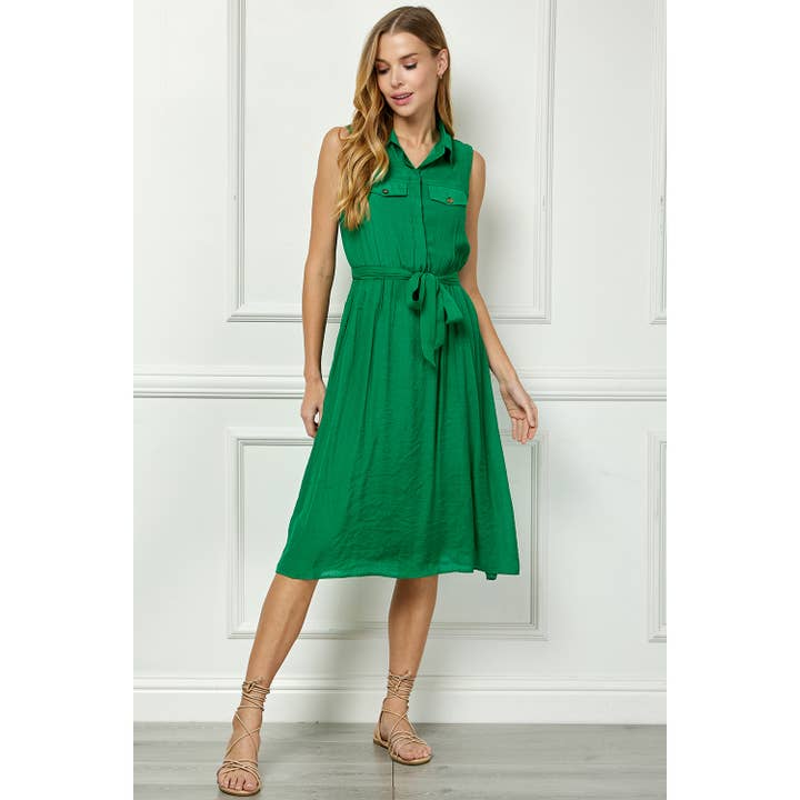 Winslow Collection - Wholesale Dress - Women's - TAILORED GAUZE SHIRT DRESS