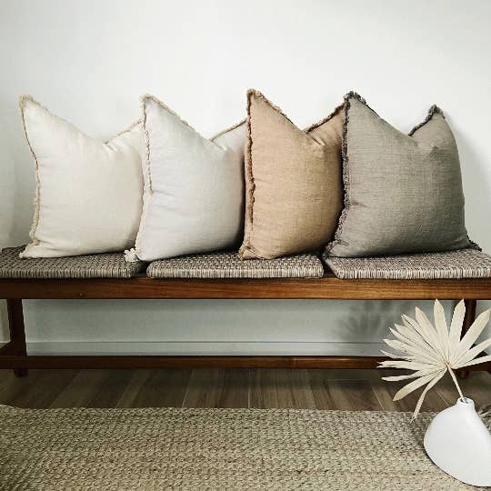 theHOMEmind - Wholesale Throw Pillow Cover - Neutral Linen Pillow Covers