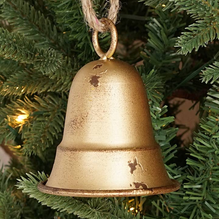 M32520-Vintage Gold Liberty Bell w/loop (4.5inH) for wholesale by Impressive Enterprises, Inc.