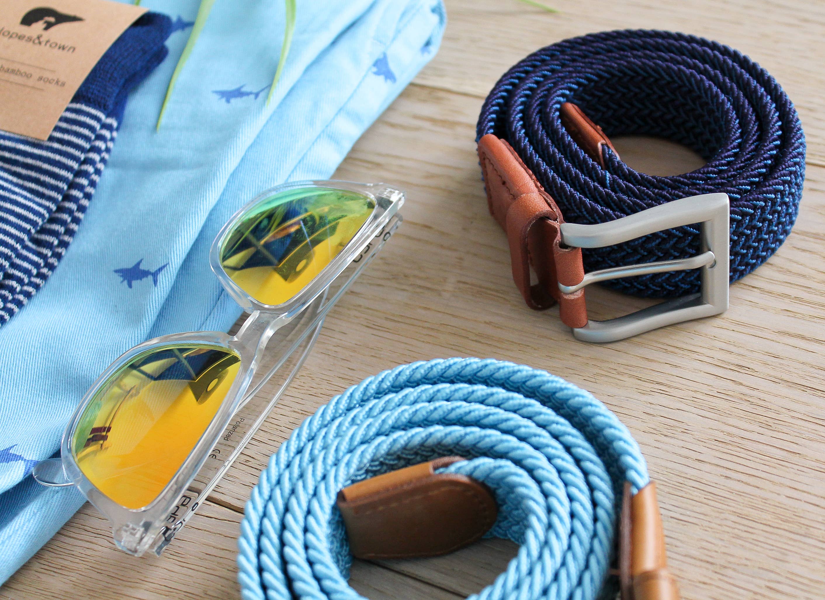 Slopes&Town - Wholesale Belt - Unisex - Recycled Elastic Braided Belt Tommy6