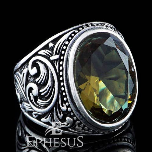 Ephesus Jewelry - Wholesale Cocktail/gelegenheidsring - Turkse Diaspore ring Sterling zilver0