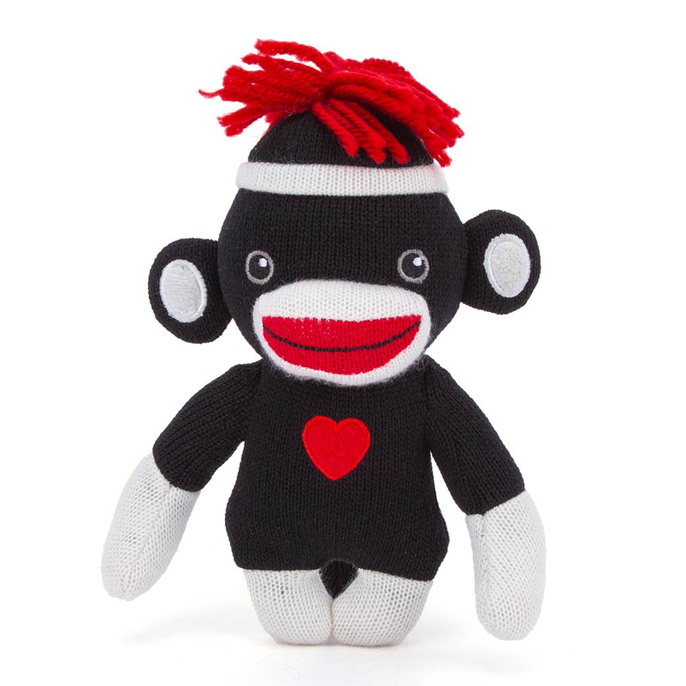 Plushland - Wholesale Stuffed/Plush Toy - Kids & Baby - 6″ Valentine Sock Monkey Plush | Valentine Monkey with Heart3