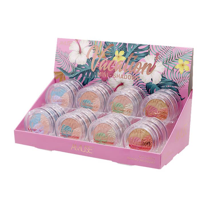 PINEAPPLE Beauty - Wholesale Eyeshadow Palette - AMUSE FK9785MIX Vacation Mini Shadows - 24 pcs2