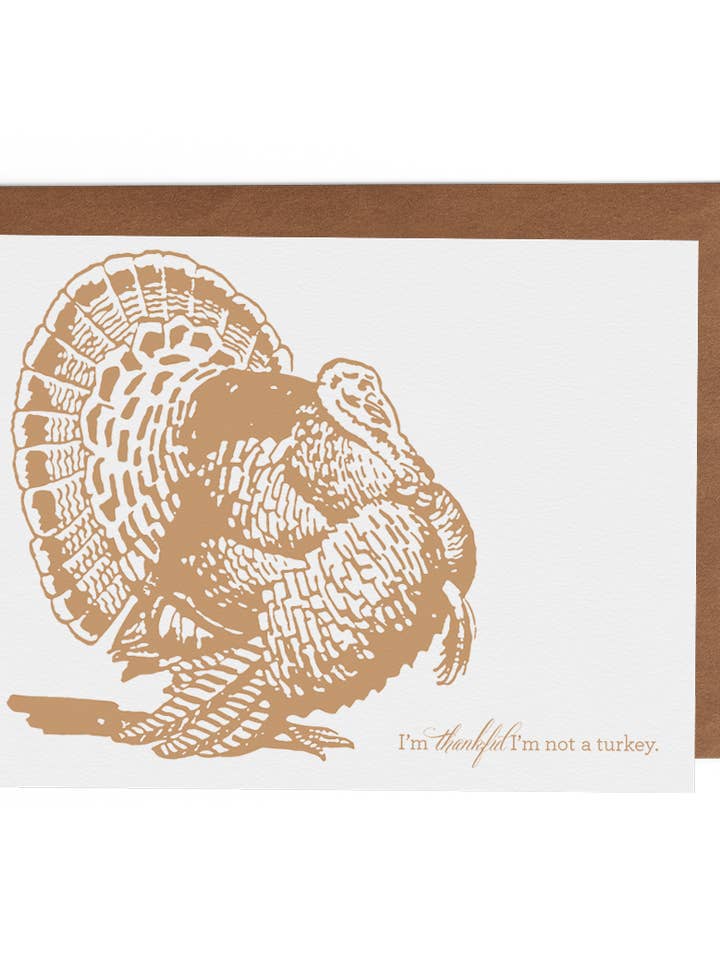 Ik ben dankbaar dat ik geen Turkije ben voor wholesale door The Lost Art of Stationery