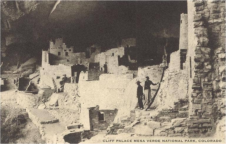 Found Image Press - Wholesale Magnet - Magnet CO-246 Cliff Palace, Mesa Verde National Park0