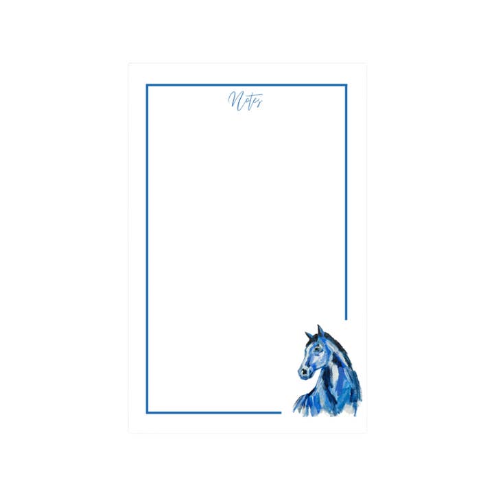 Bloc-notes Cobalt Colt pour la vente par Kayla Weber Art