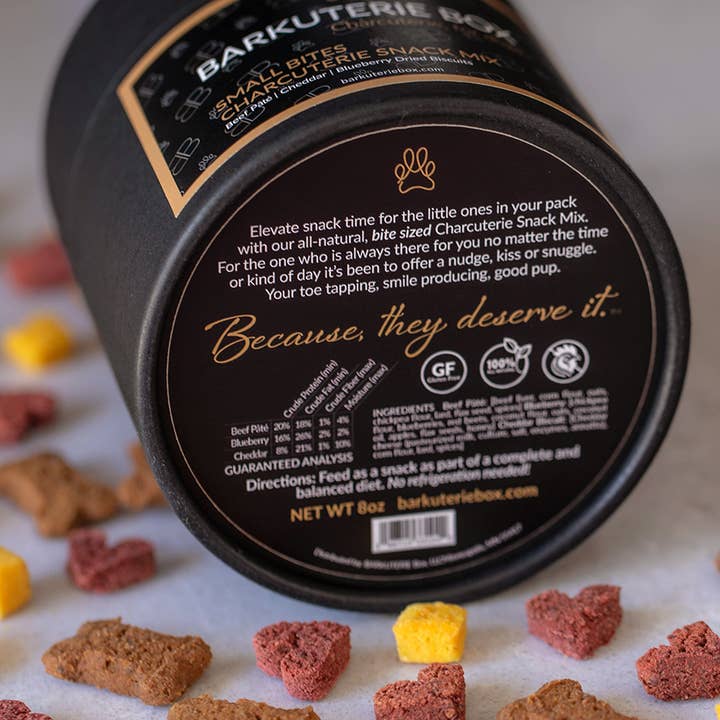 BARKUTERIE Box™ - Wholesale Pet Treats - Dog - Charcuterie/Barkcuterie Dog Treat Canisters