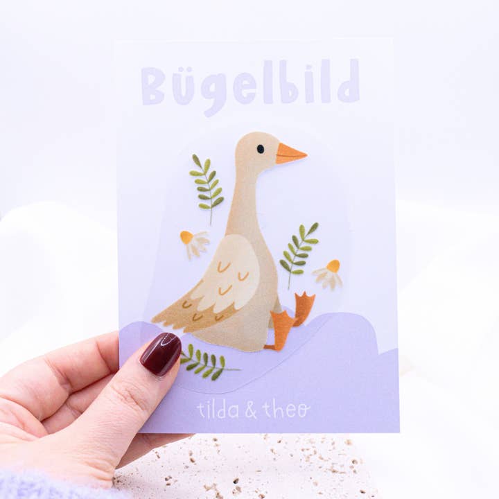 Goose patch geese tshirt upcyling duck for wholesale by Tilda&Theo