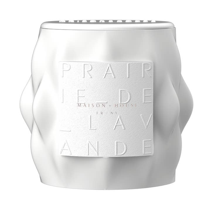 Lavande Mist / Pré de Lavande Artisanal French-Fragrance Candle in Limoges Porcelain for wholesale by Maison + House