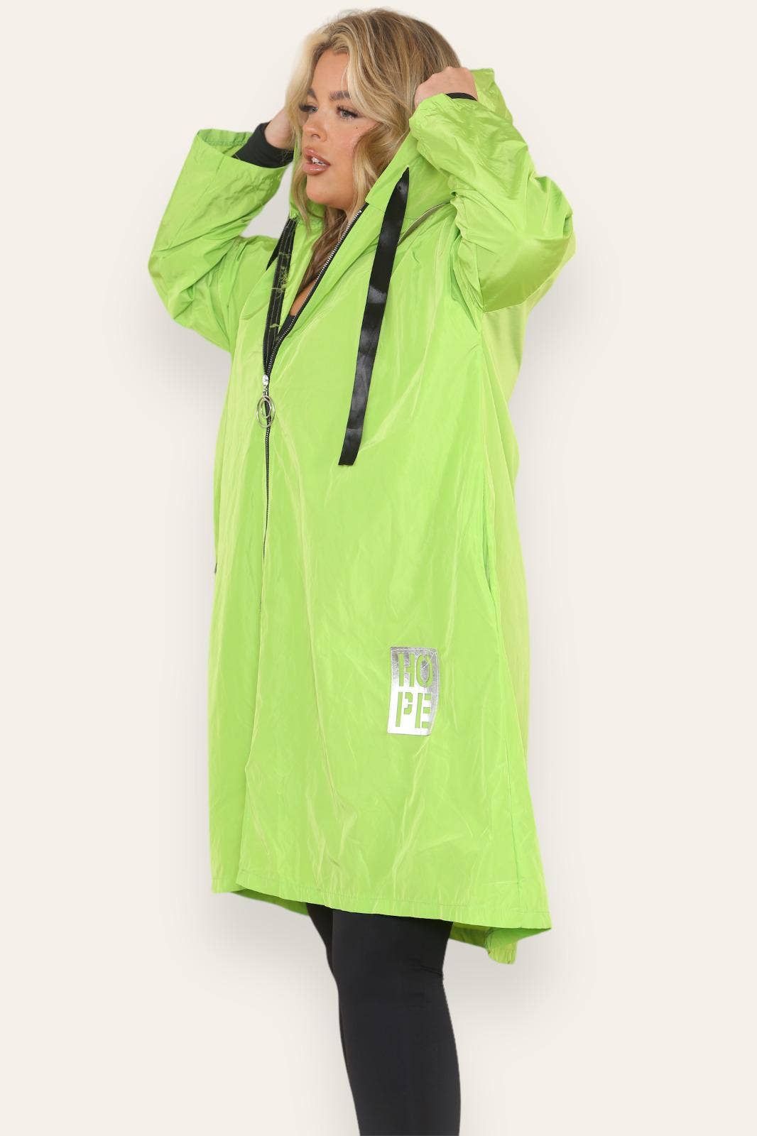Miss Bold - Wholesale Raincoat - Women's - Oversized Hooded Rain Mac25