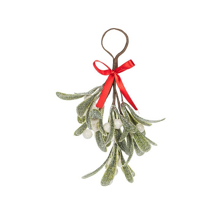 Abbott - Wholesale Christmas Decoration - Sm Mistletoe Cluster-8"L