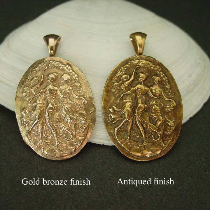 Vis a Vis Jewelry – Engroshandel Vedhæng/charm – De tre Graces Cameo vedhæng4