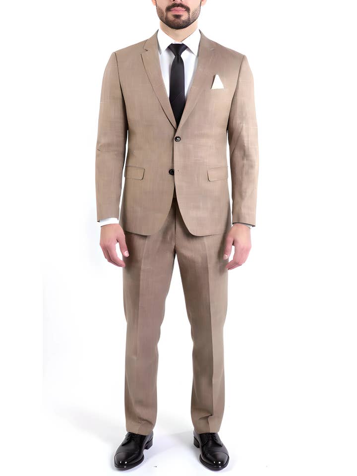 Ferrecci - Wholesale Suit Set - Men's - The Whitmore Tailored Slim Fit 2 Button Suit5