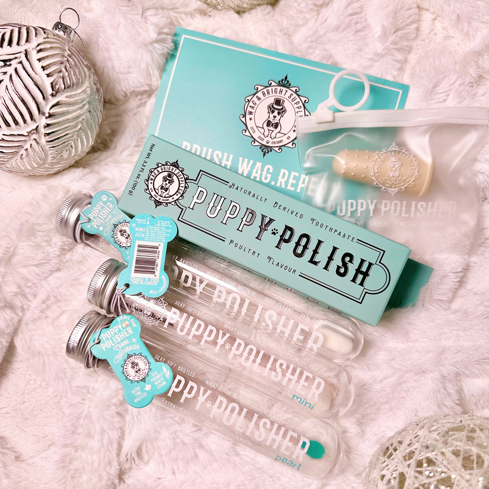 Wag & Bright Supply Co. – wholesale Pet brush – Cat/dog – Puppy Polisher Finger Brush (one size)3