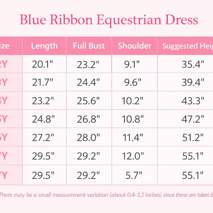 Bridle Up Hope Shop – Engroshandel Kjole - Børn – Blå Bånd Ridekjole2