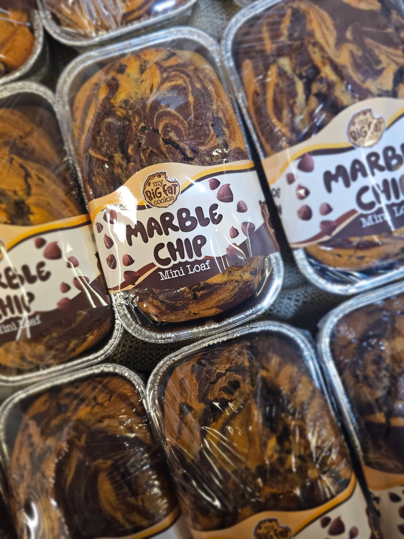 My Big Fat Cookie - Wholesale Cake - Mini Loaf: Marble Chip3