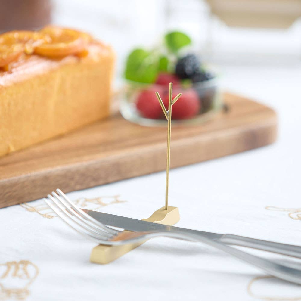 shesay – Suporte de colher por atacado – Descanso de talheres em LATÃO onde se podem colocar palitos5