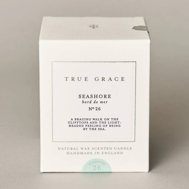 Seashore Candle -Fresh Scented, Natural Wax, 40hr Burn for wholesale by True Grace