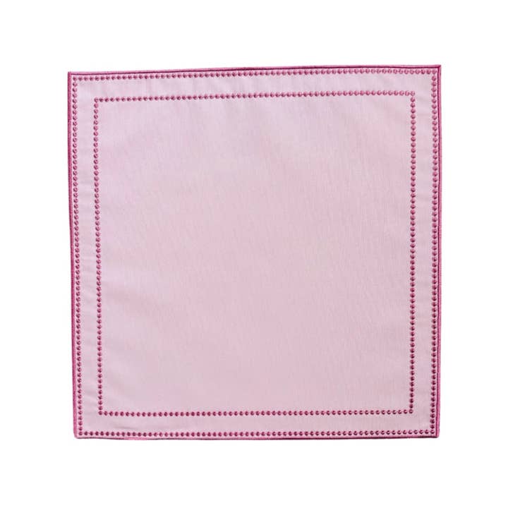 MIMI NAPKINS, PINK (SET OF 4) for wholesale by Mason Maison