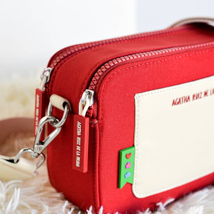 Agatha Ruiz De La Prada - Bolsos - Vente Sac à bandoulière – femme - Sac bandoulière toile Agatha Ruiz de la Prada rouge
