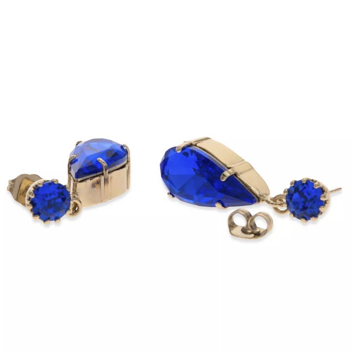 Crystal Drop Pendant Earrings for wholesale by Bijoux Jean André S.R.L.