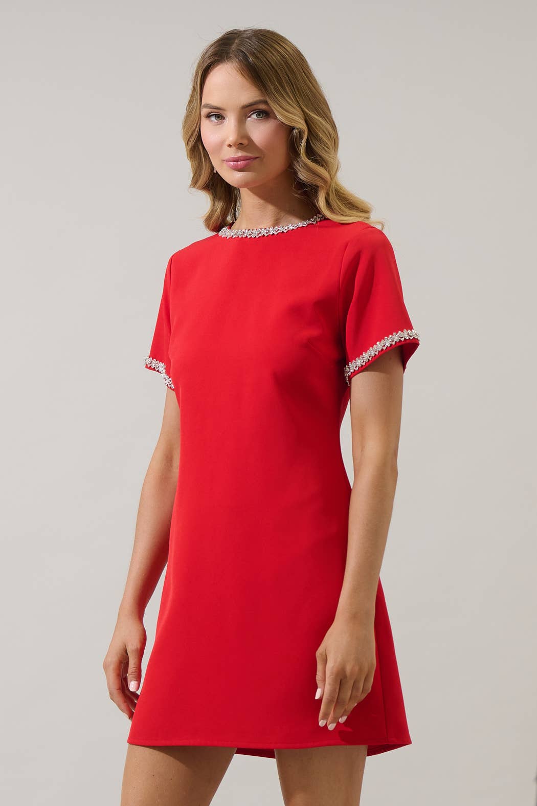 Sugarlips - Vente Robe – femme - Robe courte à paillettes Kaitlyn Rhinestone2