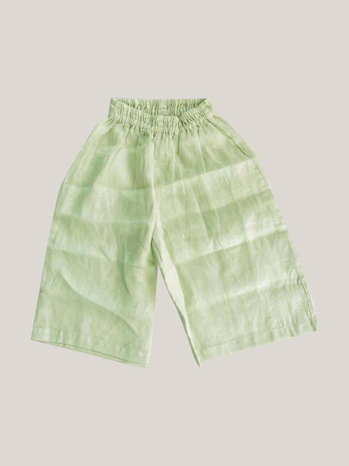 WIDE LEG PANTS, CELADON for wholesale by Shop dōs