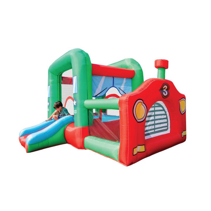 Salus Brands - Wholesale Inflatables - CocoNut Castles Big Rig Truck Bouncy Castle