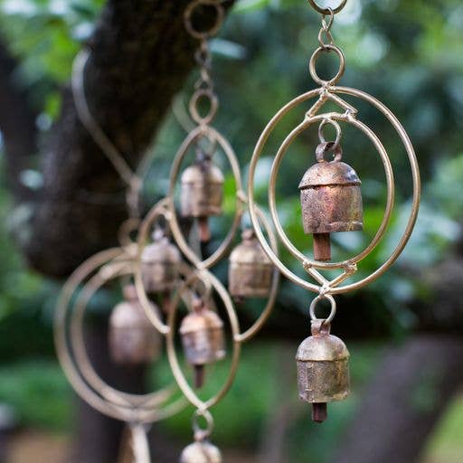 Matr Boomie Fair Trade - Wholesale Wind Chime - Ananda Bliss Bells Wind Chime - Fair Trade Decor