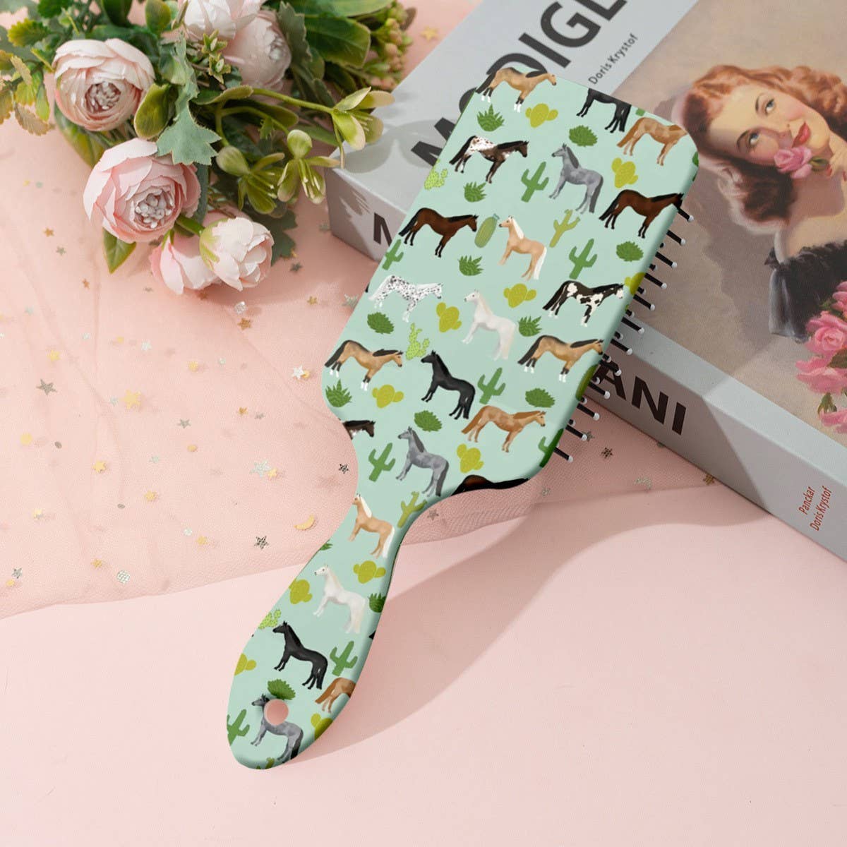 JOSSLYN by wall to wall - Wholesale Hair Brush/Comb - LARGE DETANGLE PADDLE HAIR BRUSH COMB | 40HC10011