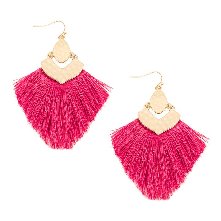 MYS Wholesale Inc - Wholesale Tassel Earrings - Boho-Chic Elegant Fringe Tassel Drop Earrings9